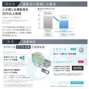空気清浄機 ACK55X-W | 関デンキサービス株式会社